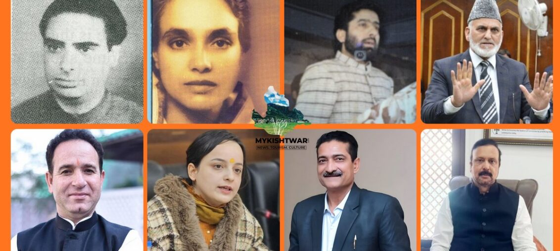 Faces of Resilience & Representation: The extraordinary leaders who have championed development, peace, and public service in Kishtwar across seven decades of democratic history.