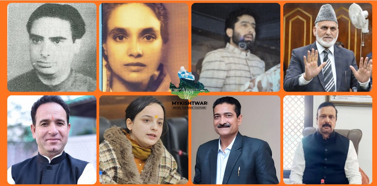 Faces of Resilience & Representation: The extraordinary leaders who have championed development, peace, and public service in Kishtwar across seven decades of democratic history.