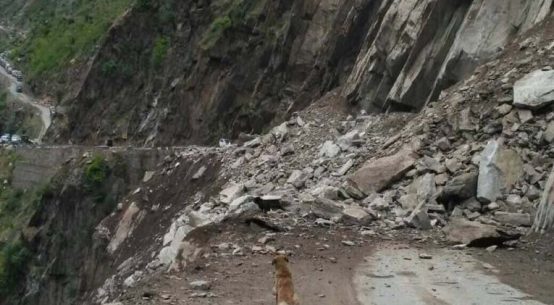 Landslide at Kuligarh