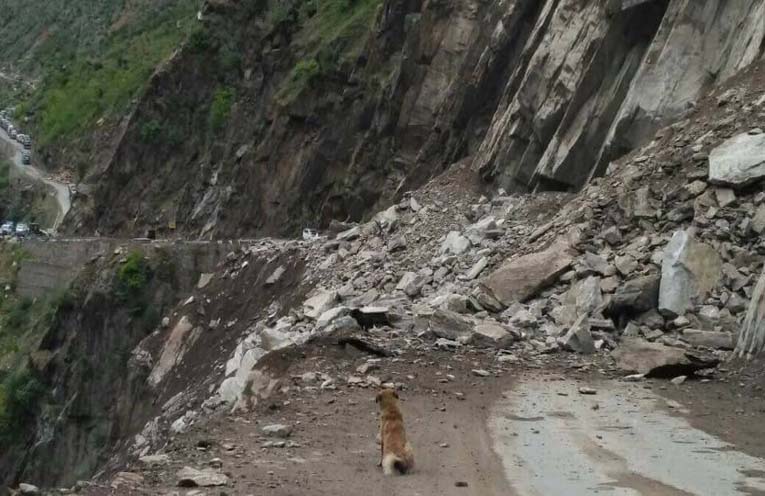 Landslide at Kuligarh