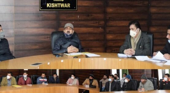 DC Kishtwar discusses the modalities for the Bio-Medical and Plastic Waste Management in the District