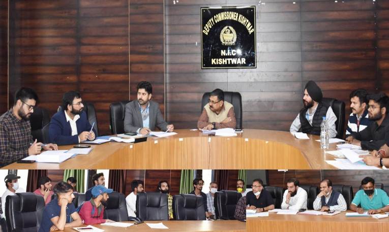DC Kishtwar Chairs the District Level Implementation Committee meeting