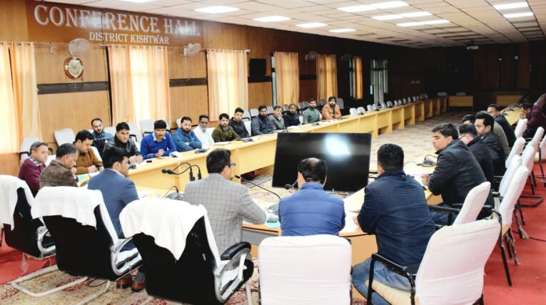 DC Kishtwar reviews the achievements under key deliverables and Online Services of revenue Sector