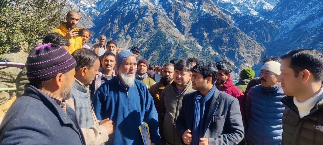 DC Kishtwar inspects various ongoing Developmental projects at Kishtwar