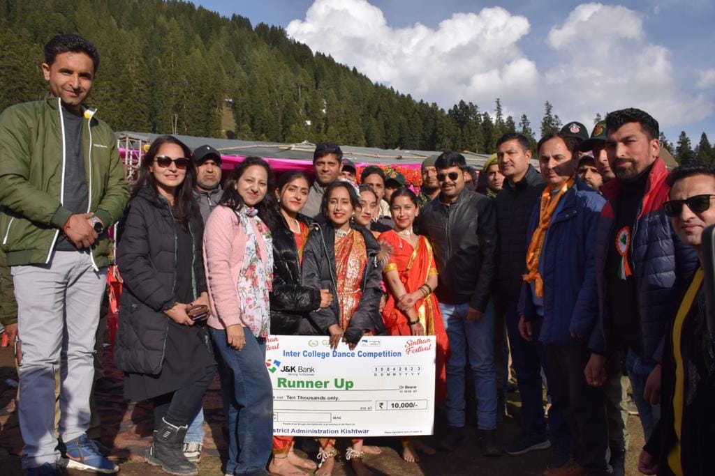 GDC Kishtwar shines at Inter-College Dance Competition during Sinthan Festival