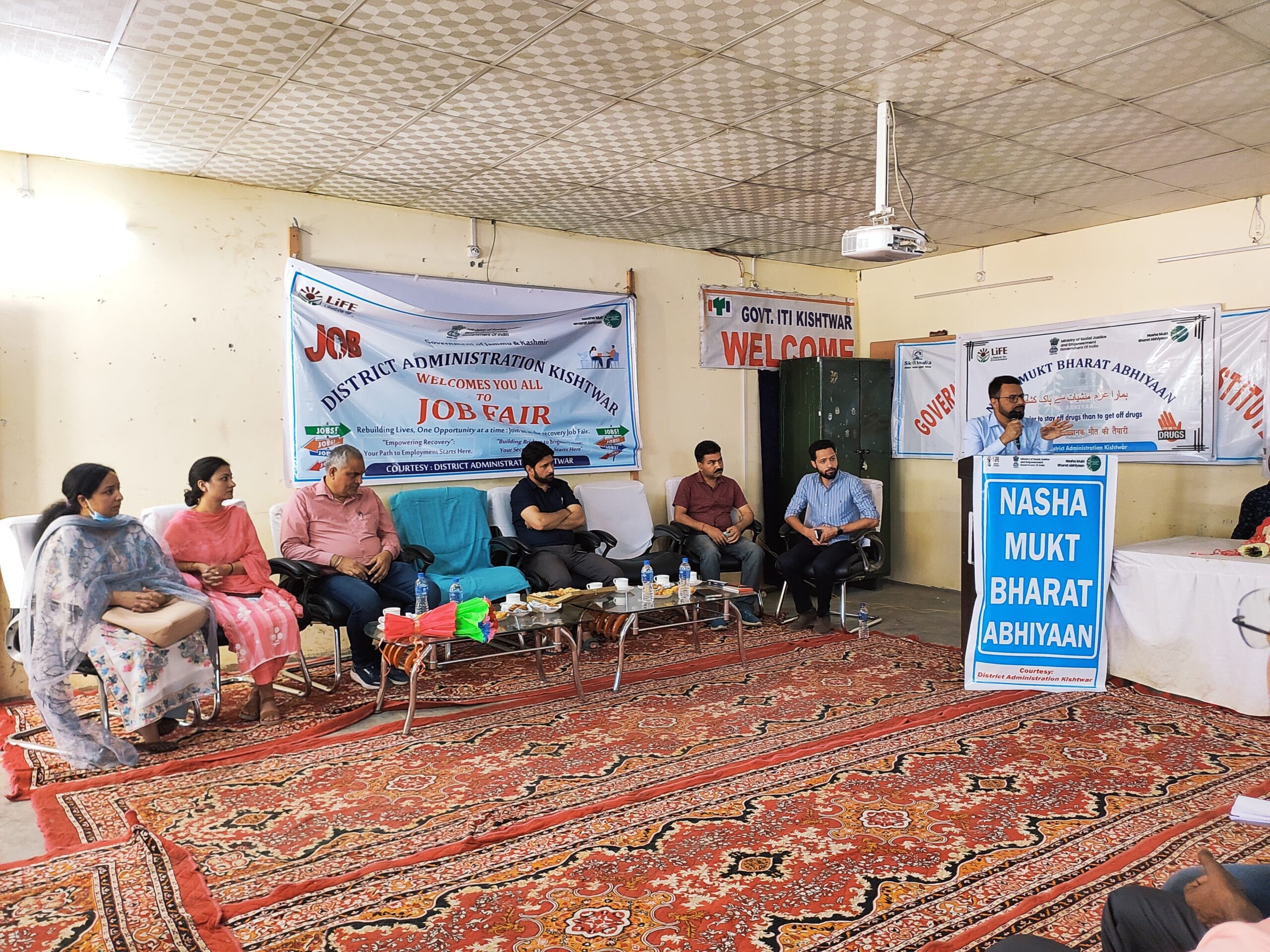 District Administration Organizes Job Fair for Recovery Patients of Addiction Treatment Facility at Kishtwar