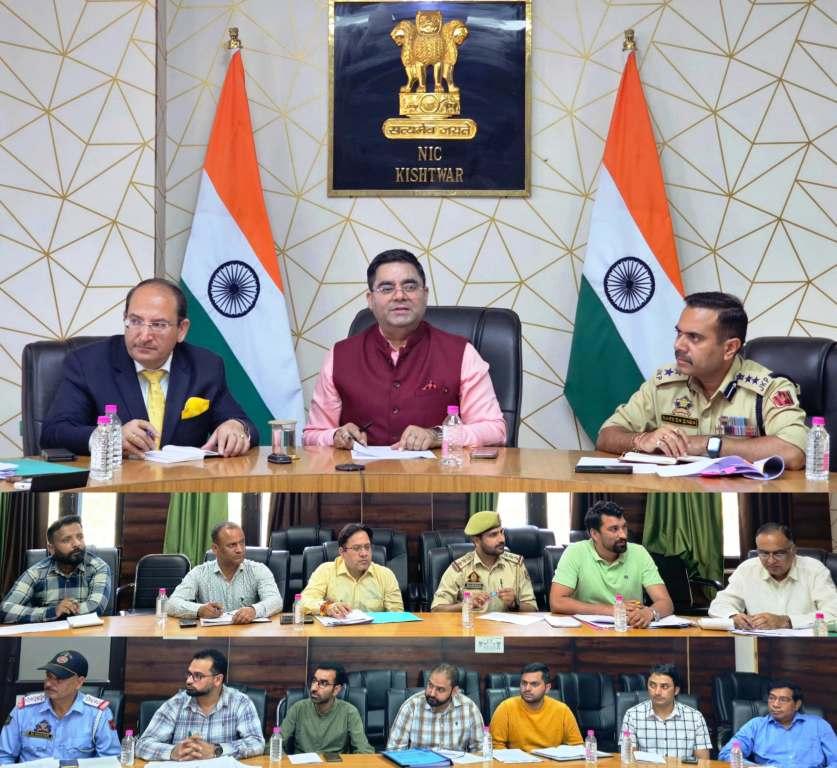 DC Kishtwar Reviews District Road Safety Committee