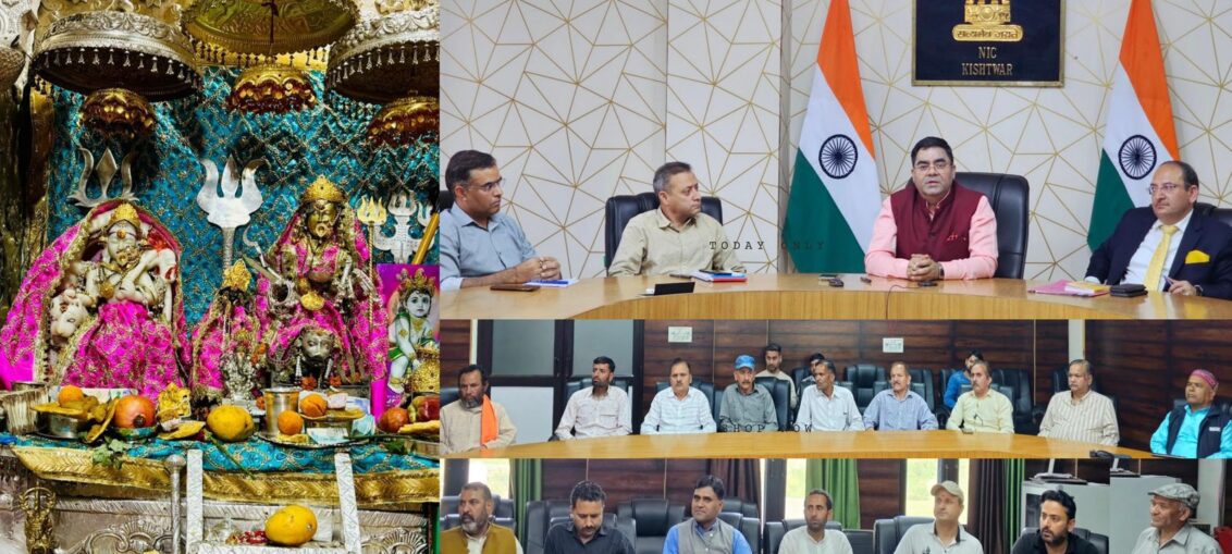 DC Kishtwar Reviews Arrangements for upcoming Shree Machail Mata Ji Yatra 2025