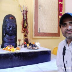 Author Anil Kumar Bhagat at the daedpeth Temple Site