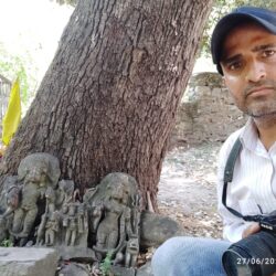 Author Anil Kumar Bhagat at the daedpeth Temple Site