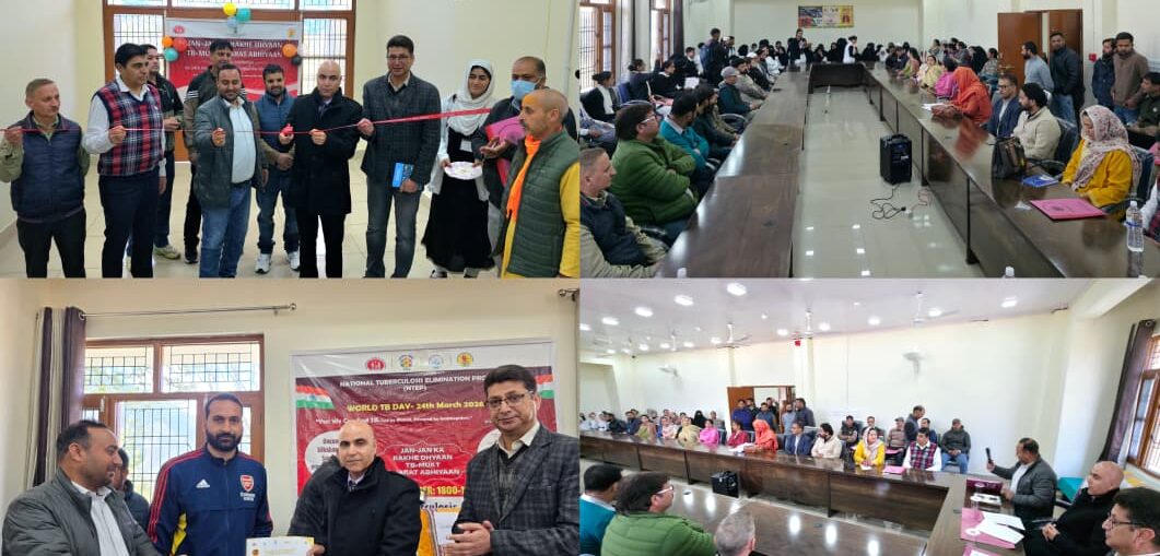DC Kishtwar launching TB Mukt Bharat Abhiyan 100 Days Campaign 2.0 at DDC Council Office