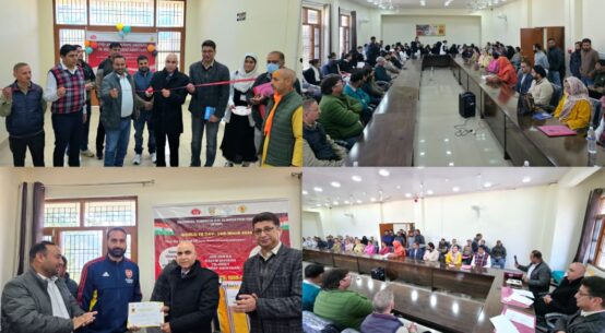 DC Kishtwar launching TB Mukt Bharat Abhiyan 100 Days Campaign 2.0 at DDC Council Office