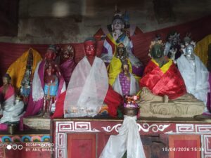Statues at Ahiliya Gompa-3