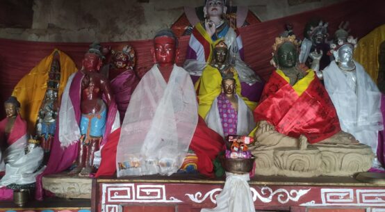 Statues at Ahiliya Gompa-3