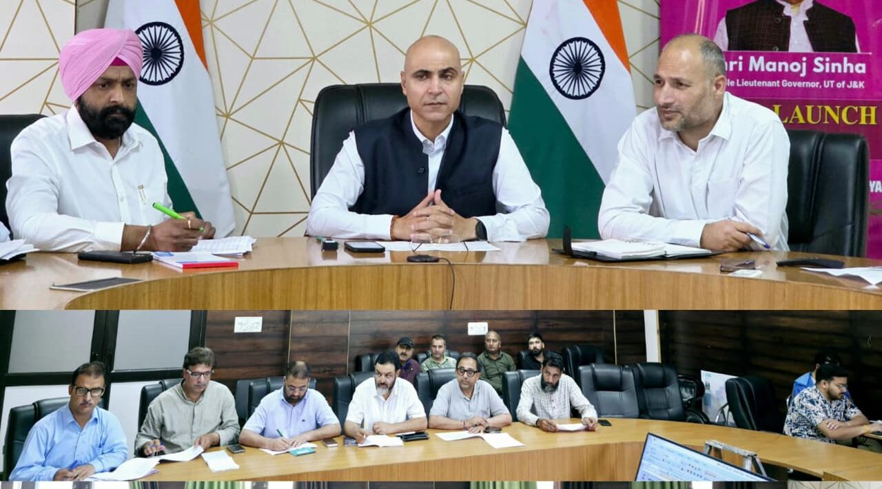DC Kishtwar Speeds Up CDF and MPLAD Progress with Fresh Deadlines