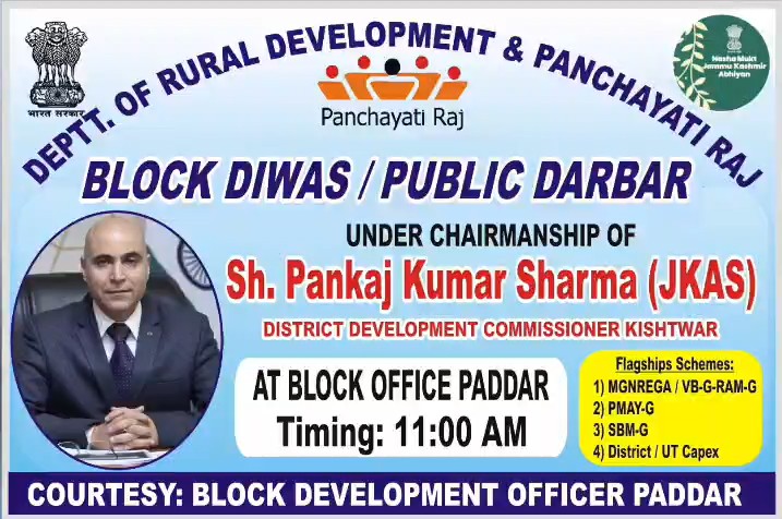 Paddar Block Diwas 2026 DC Kishtwar Resolves 10+ Key Local Demands with Decisive Actions