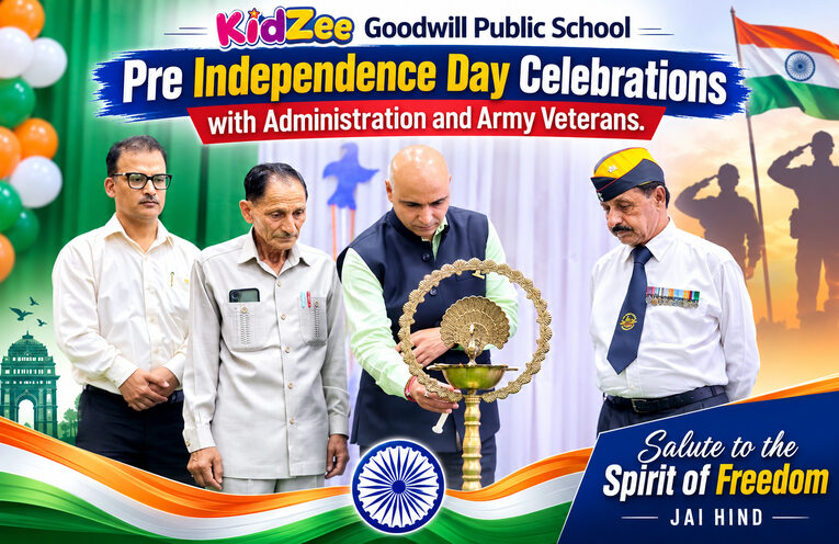 Kidzee Kishtwar’s Pre Independence Day DC Kishtwar and 2 Kargil War Heroes as Guest(1)